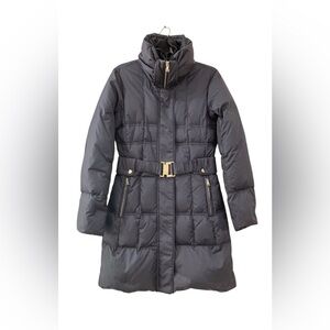 Express Black Down‎ Puffer Jacket Gold Hardware Size Medium